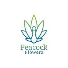 Peacock Flowers logo Ein Projekt aus dem Bereich Grafikdesign und Logodesign von Angelo Masci - 01.10.2018