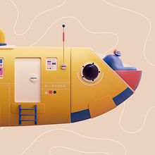 Sardinha 2020. 3D, 3D Character Design, and Traditional illustration project by Itsacat&Goodog - 01.18.2021