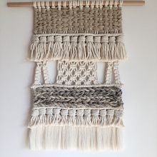 My project in Introduction to Macramé: Creation of a Decorative Tapestry course. Arts, Crafts, Fiber Arts, and Macramé project by Dominika - 01.18.2021
