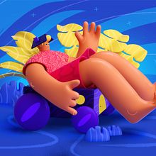 Mi casa. 3D, and Digital Illustration project by Emmanuel Villalobos - 01.18.2021