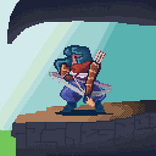 Meu projeto do curso: Introdução ao desenho de personagens em pixel art. Drawing project by Christian Bortoletto - 01.18.2021