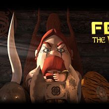 Fed the viking. Un proyecto de Animación 3D, Animación de personajes, Creatividad, Diseño 3D y Diseño de personajes 3D de Daniel Mingione - 18.01.2021