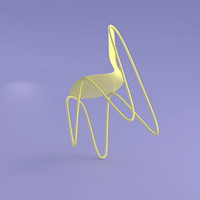 Silla Theo. 3D & Industrial Design project by Neus Rosell Tarragó - 11.10.2020