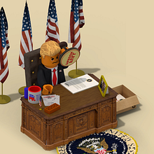 DONALD TRUMP OBSESSIONS. 3D, and Motion Graphics project by Pedro Masa Parra - 01.19.2021
