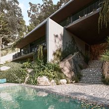 PROYECTO CASA NEGRA. Een project van Architectuur,  Ontwerp, Digitale architectuur, Architecturale visualisatie, 3D y  3D-modellering van Angular Lab - 19.01.2021