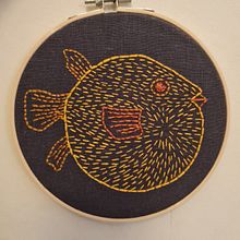 Blow fish. Projekt z dziedziny  Haft użytkownika klakaiser - 19.01.2021
