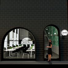 Restaurante "noir" en Palermo Ein Projekt aus dem Bereich Architektur, Innenarchitektur und Innendesign von Agos Laurini - 19.01.2021