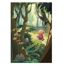 Mi Proyecto del curso: Caperucita . Projekt z dziedziny  Animacja, Trad, c i jna ilustracja użytkownika mmedelillustration - 20.01.2021