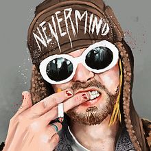 KURT COBAIN. Digital Illustration project by Adrián Andújar - 01.20.2021