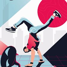 My project in Dynamic Vector Illustration: Keys to Color and Composition course. Ilustração digital projeto de Cinzia Piazza - 20.01.2021