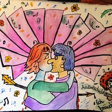 Mein Kursprojekt: Einführung in das Erstellen von Zeichentrickfiguren. Een project van Traditionele illustratie, Ontwerp van personages y  Tekening van Marina - 20.01.2021