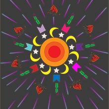 Nossa Festa!. Ilustração tradicional projeto de simonette - 20.01.2021
