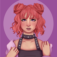 Meu projeto do curso: Retrato de personagens femininas com Procreate. Digital Illustration project by Júlia Vicheti - 01.28.2021