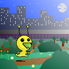 Meu projeto do curso: Introdução ao desenho de personagens em pixel art. Animação 2D projeto de Arthur BOTTON - 20.01.2021