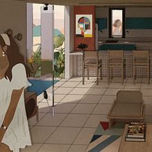 Mi Proyecto del curso: Ilustración digital de proyectos arquitectónicos. Architecture, Interior Architecture, Design, and 3D project by Andreina Crguez - 02.11.2021