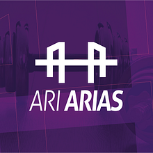 Meu projeto do curso: Logo para a personal trainer e fisiculturista Ari Arias. Logo Design project by pedrohsilva23 - 01.20.2021