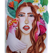My project in Watercolor Illustration: Nature and Life course. Watercolor Painting project by Dayana - 01.20.2021