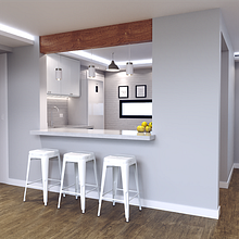 casa chile, cocina chic. Architecture, Lighting Design & Interior Design project by Mairely Lugo - 12.20.2019