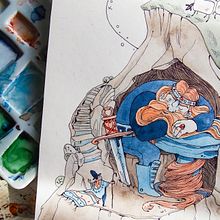 My project in Illustrated Stories: From Idea to Paper course Ein Projekt aus dem Bereich Design von Figuren, Kinderillustration, Zeichnung, Traditionelle Illustration, Illustration mit Tinte und Aquarellmalerei von Mateya - 21.01.2021
