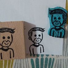 Mi Proyecto del curso: Carvado de sellos y técnicas de estampación. Printing project by Eli Ramirez - 01.31.2021
