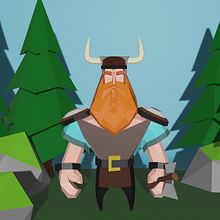 Mi Proyecto del curso: Modelado de personajes low poly para videojuegos . 3D, Character Design, and 3D Character Design project by Oriana Bonato - 01.21.2021