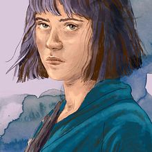 My project in Illustrated Portraits with Procreate course. Design, Traditional illustration, and Watercolor Painting project by Tammy - 01.21.2021