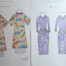 Mi Proyecto del curso: Introducción al diseño de moda COLECCIÓN CAPSULA EMOCIONES.. Un progetto di Design di Nadia Mah - 21.01.2021