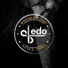 Ledo Barber Shop - Brand Identity. Br, ing, Identit, Design, Logo Design, Graphic Design, and Packaging project by Sergio Lozano Hernández - 01.21.2021
