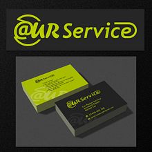 @UR Service_Logo+Business Card. Un progetto di Graphic design e Design di loghi di Pier Alessi - 21.01.2021