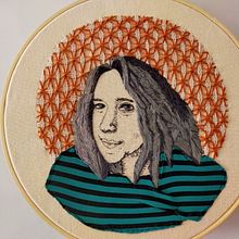 Mi Proyecto del curso: Creación de retratos bordados. Un progetto di Ricamo e Disegno di ritratti di carolinabergap - 21.01.2021