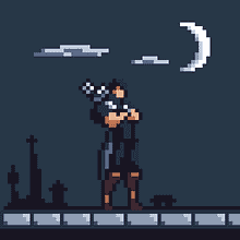 Mi Proyecto del curso: Animación de personajes en pixel art para videojuegos . 2D Animation, and Game Design project by Gustavo Ernesto Castillo May - 01.21.2021