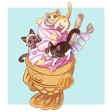 Gatitos dulces. Un proyecto de Ilustración tradicional de Rita Muñoz - 21.01.2021