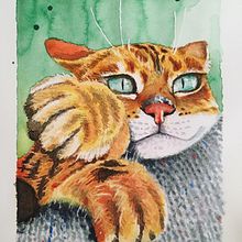 Mi Proyecto del curso: Técnicas experimentales de acuarela para principiantes . Traditional illustration, Watercolor Painting, Fine Arts, and Naturalistic Illustration project by Ari - 01.22.2021