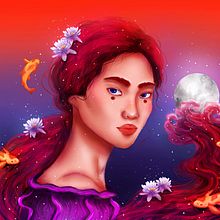 Mi Proyecto del curso: Retratos digitales de fantasía con Photoshop. Projekt z dziedziny Trad, c i jna ilustracja użytkownika Gabriela Dámaso Menacho - 21.01.2021