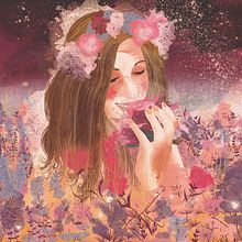 Ninfa nel giardino di fiori. Un progetto di Pittura digitale di daniela999 - 22.01.2021