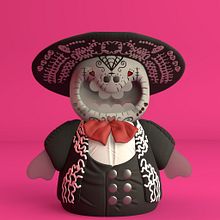 Calaverita Robot. Un progetto di 3D e Art to di Mariana Moreno - 01.11.2020