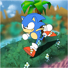 Sonic Animación. Un projet de Animation, Animation 2D , et Animation de personnages de Andrés Rafael - 20.01.2021