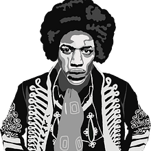 Hendrix. Un proyecto de Ilustración vectorial de Tono Mollà - 23.01.2021