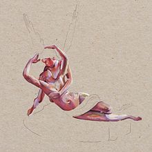 Eros y Psique. Projekt z dziedziny Trad, c i jna ilustracja użytkownika mariona vadrí montcusí - 23.01.2021