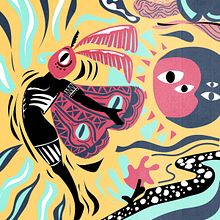 Feelin' Good. Ilustração tradicional projeto de annie Theodore - 23.01.2021