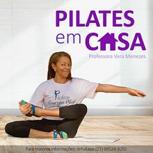 Logo do Curso "Pilates em Casa". Un proyecto de Diseño de logotipos de Brenda Ellen Diehl - 23.01.2021