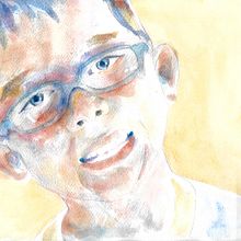 Retrato de Josu. Un progetto di Belle arti e Pittura ad acquerello di Diego Alejandro Diaz Arias - 23.01.2021