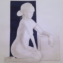 My project in Introduction to Artistic Figure Drawing course. Drawing, and Figure Drawing project by bluetuesday - 01.31.2021