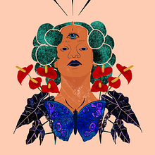 Rihanna | Meu projeto do curso: Ilustração flat com Photoshop . % Ana Beatriz Resende tarafından hazırlanan Geleneksel illüstras, Ve on projesi - 10.24.2020