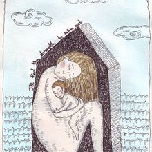 My project in Artistic Illustration: Draw from Your Imagination course. Ink Illustration project by Victoria D. - 01.24.2021