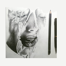 wet face. Un proyecto de Ilustración tradicional y Diseño de personajes de Mohamed Amine El Kasbi - 24.01.2021