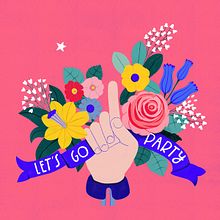 Let's Go Party. Traditional illustration project by Vanessa Binder - 11.12.2020