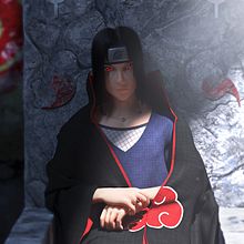 Itachi Uchiha / Uchiha's Throne. 3D, 3D Animation, 3D Character Design, 3D Modeling, and Rigging project by Maite Gómez García - 01.24.2021