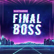 Santander Final Boss. 3D, Br, ing, Identit, Concept Art, Creativit, Art Direction, Design, Logo Design, Digital Design, Graphic Design, T, pograph, Design, Design Management, Portfolio Development, Packaging, T, pograph, and Video Games project by Eric Santiago de Cos - 01.24.2021