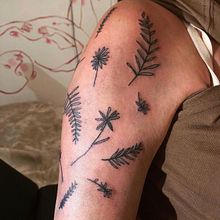 Branding my Tattoo Shop LA LOUVE TATTOO Ein Projekt aus dem Bereich Werbung, Botanische Illustration, Br, ing und Identität, Kalligrafie, Zeichnung, Bildende Künste, Grafikdesign und Tattoodesign von Fern Muciño - 24.01.2021